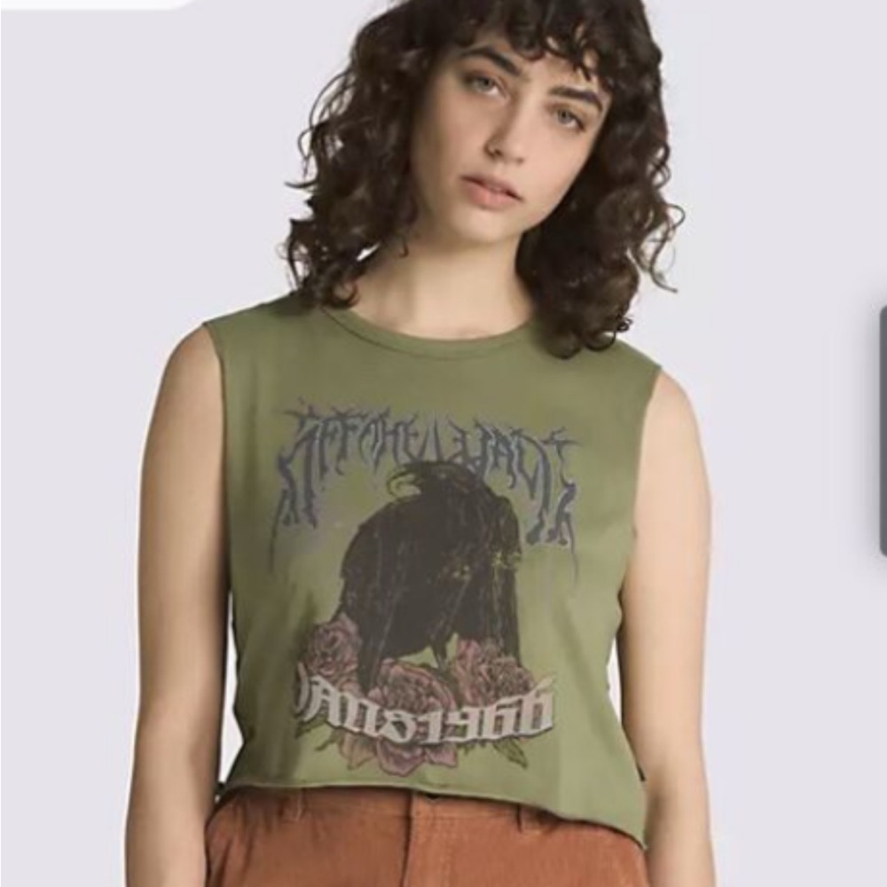 Vans Night Raven Crop Muscle T